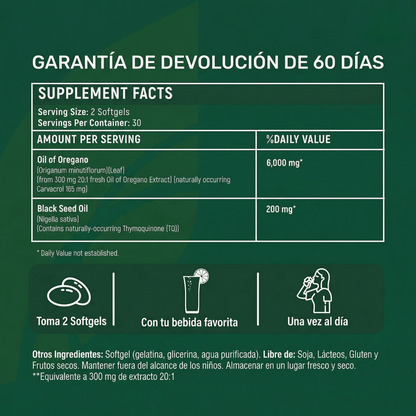 Salvelia Aceite de Orégano