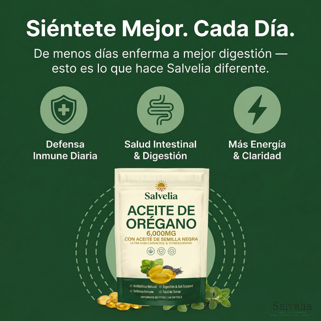 Salvelia Aceite de Orégano