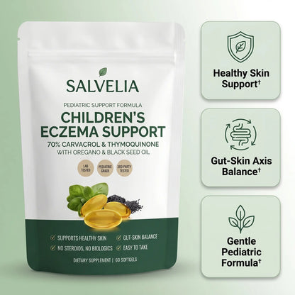 Salvelia Children's Eczema Support Softgels