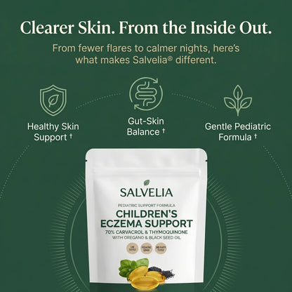 Salvelia Children's Eczema Support Softgels