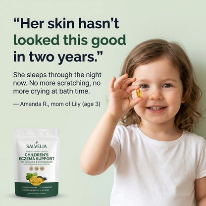 Salvelia Children's Eczema Support Softgels