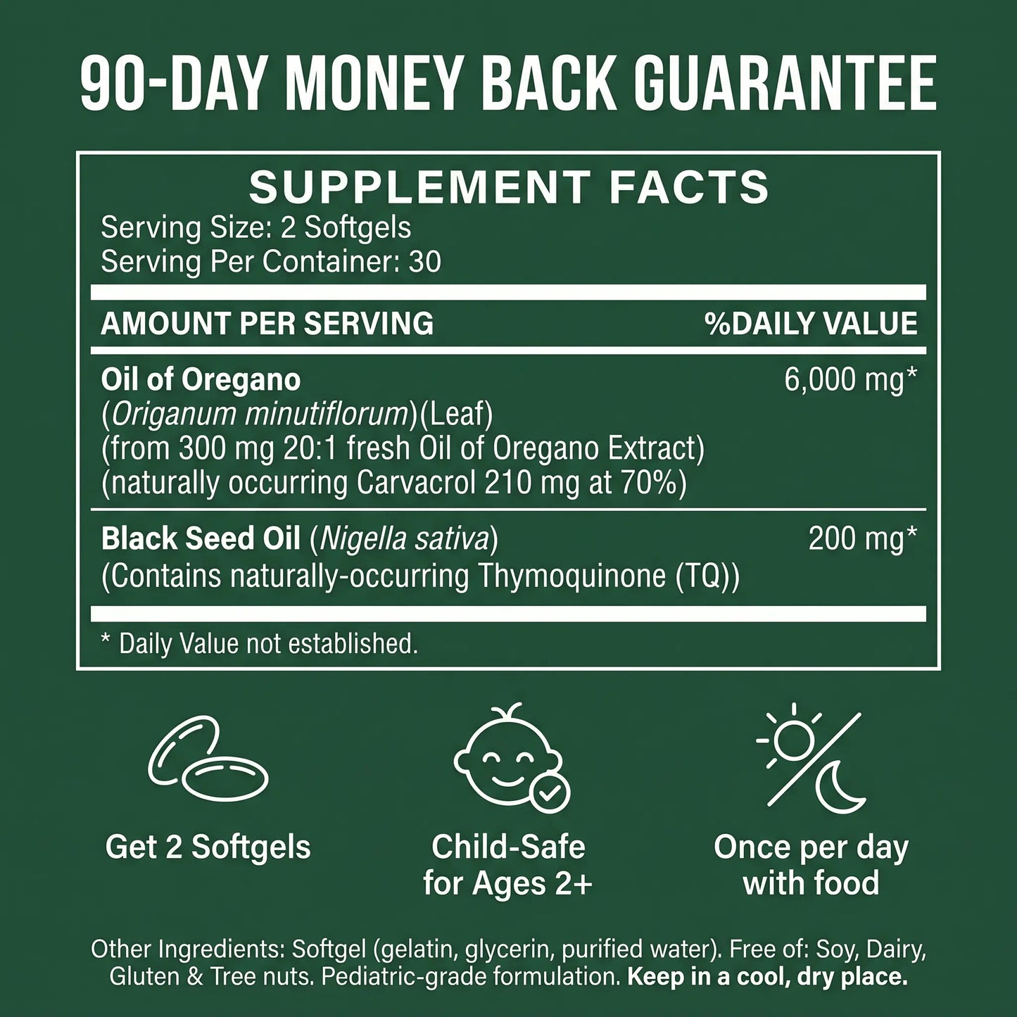 Salvelia Children's Eczema Support Softgels