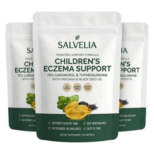 Salvelia Children's Eczema Support Softgels